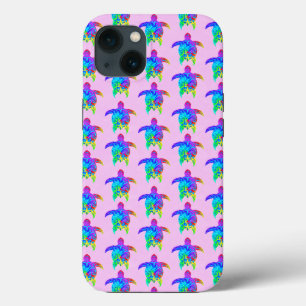 Case-Mate iPhone Case Tortues tribales de Pink Tie Dye Island