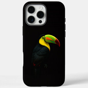 Coques iPhone 16 Pro Max Toucan à bec caréné Black 4 Luxe iPhone 16 Pro Max