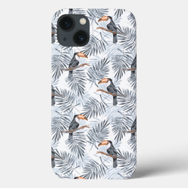 Coques Case-Mate iPhone Toucan gris (Verso)