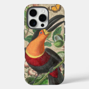Coques iPhone 16 Pro Toucan Jungle Tropical Bird Belle antique