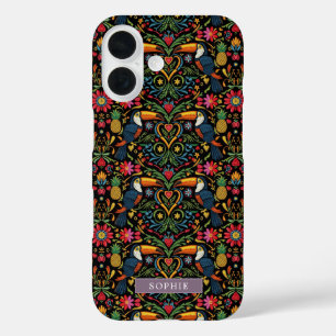 Coque Pour iPhone 16 Toucan Tropical Vibrant
