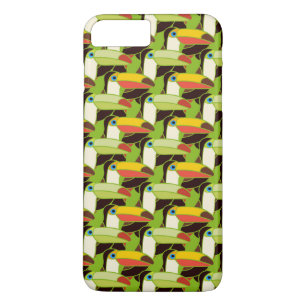 Coque iPhone 7 Plus Toucans colorés
