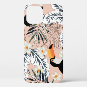 Case-Mate iPhone Case Toucans, Palmiers, Plumeria : Pink Tropical.