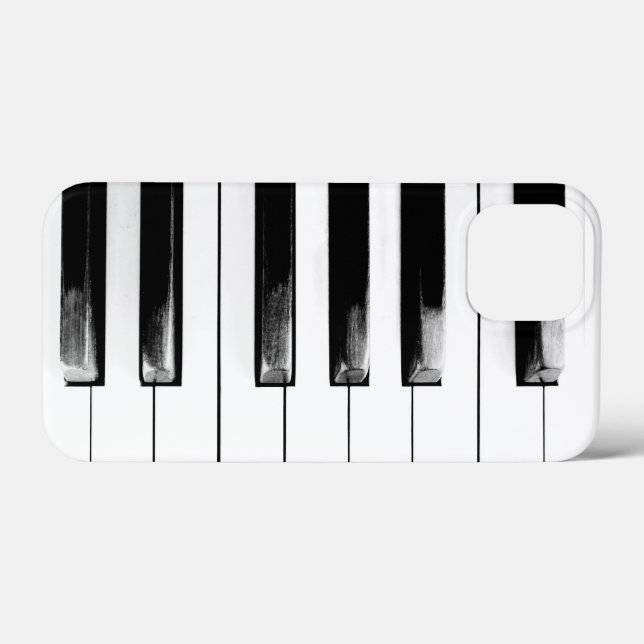 Coques Case-Mate iPhone Touches de piano antiques (Verso (horizontal))