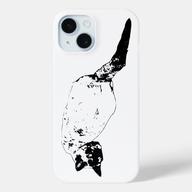 Coques Case-Mate iPhone Tour de chat confiant (Verso)
