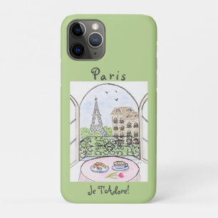 Case-Mate iPhone Case Tour Eiffel aquarelle fantaisiste Paris