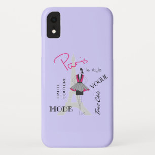 Case-Mate iPhone Case Tour Eiffel Paris Mode Lite violet