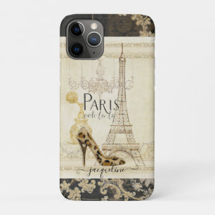 Case-Mate iPhone Case Tour Eiffel Vintage Paris Mode Chaussure Chandelie