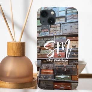 Case-Mate iPhone Case Tour valise vintage Monogram Photo Voyage