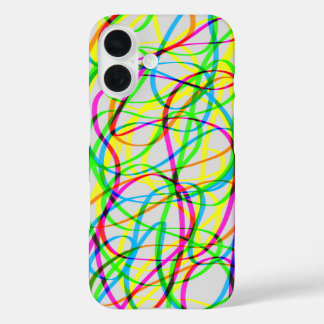 Coque Pour iPhone 16 Tourbillon de couleurs