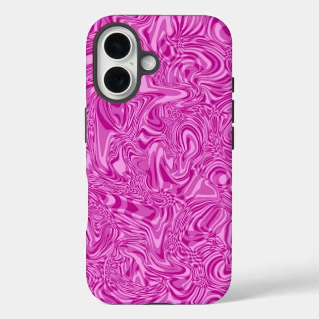 Coques Case-Mate iPhone Tourbillon rose (Verso)