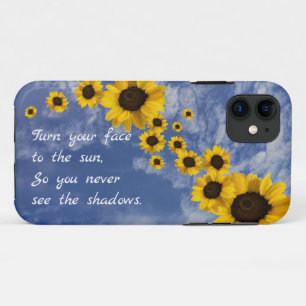 Case-Mate iPhone Case Tourne ton visage au soleil. Tournesols et ciel