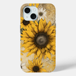 Coque Pour iPhone 15 Tournesol