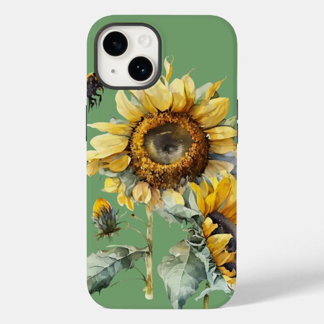 Coques Case-Mate iPhone Tournesol (Verso)