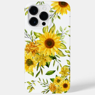 Coque Pour Pour iPhone 14 Pro Max Tournesol à l'aquarelle 8