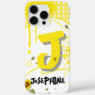 Coques iPhone 16 Pro Max Tournesol à l'aquarelle avec papillons