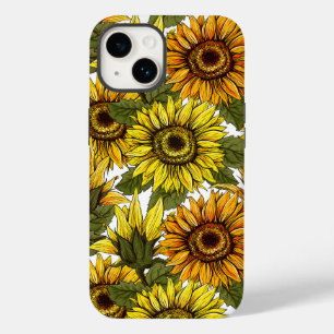 Coque Pour iPhone 14 Tournesol à main