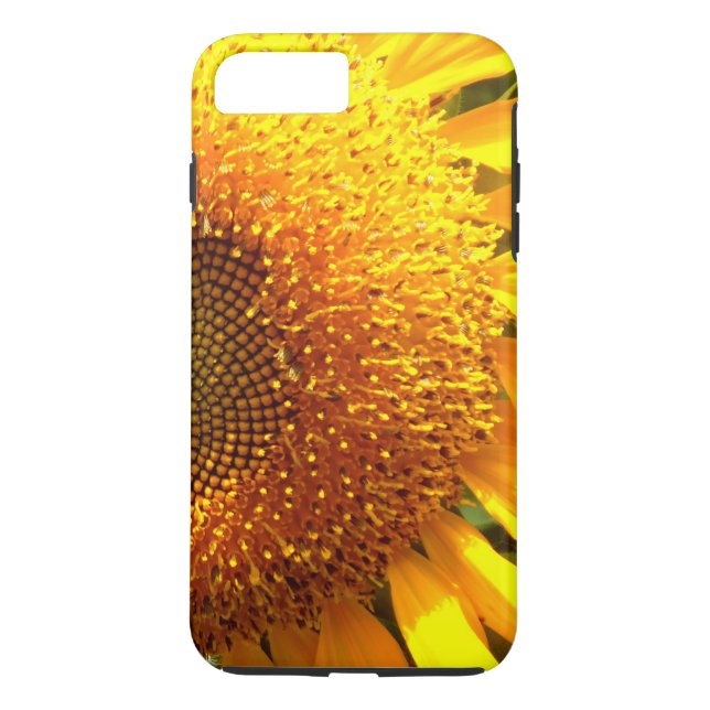 Coques Case-Mate iPhone Tournesol de mammouth jaune géant (Dos)