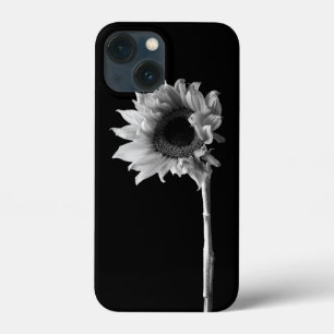 iPhone 13 Mini Coque Tournesol - Photographie noir et blanc