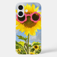 Tournesol portant des lunettes de soleil