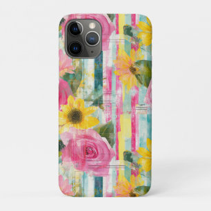 Case-Mate iPhone Case Tournesol Rose Rose Téglacé Floral Été