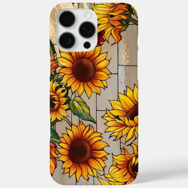 Coques Case-Mate iPhone Tournesol rustique (Verso)
