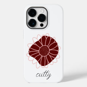 Coque Pour iPhone 14 Pro Tournesol rustique contemporain