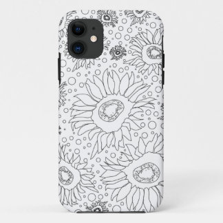 Coque Case-Mate Pour iPhone Tournesols colorant la page