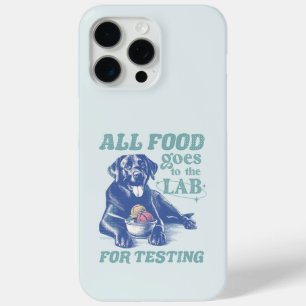 Coque iPhone 15 Pro Max Tous les aliments vont au Black Lab pour tester Re