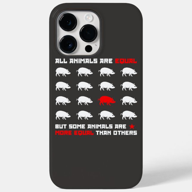 Coques Case-Mate iPhone Tous les animaux sont égaux 2 (Verso)