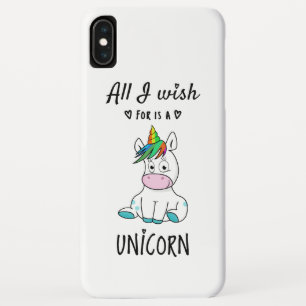 Case-Mate iPhone Case Tout ce que je souhaite est une licorne