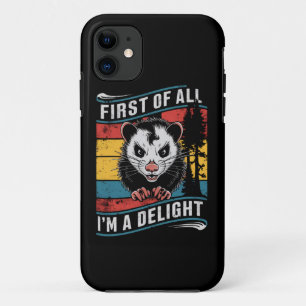 Case-Mate iPhone Case Tout d'abord je suis un plaisir amusant Opossum Po