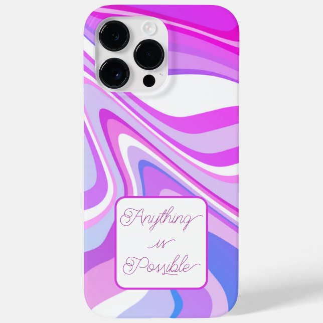 Coques Case-Mate iPhone Tout est possible Citer Purple Inspirivity (Verso)