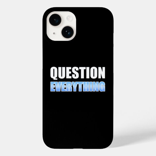 Coques Case-Mate iPhone Tout remettre en question (Verso)