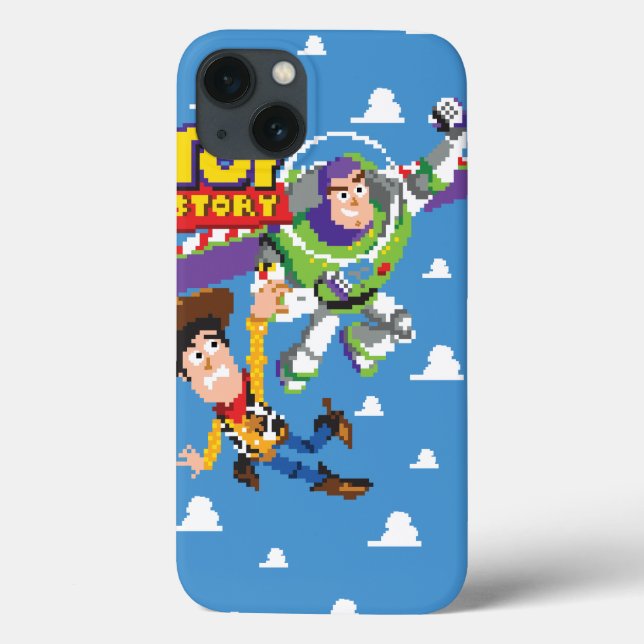 Coques Case-Mate iPhone Toy Story 8Bit Woody et Buzz Lightyear (Verso)