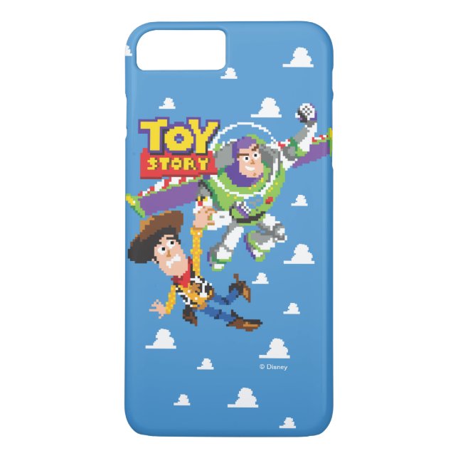 Coques Case-Mate iPhone Toy Story 8Bit Woody et Buzz Lightyear (Dos)