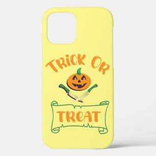 Case-Mate iPhone Case Tracer ou traiter les os croisés Halloween visage