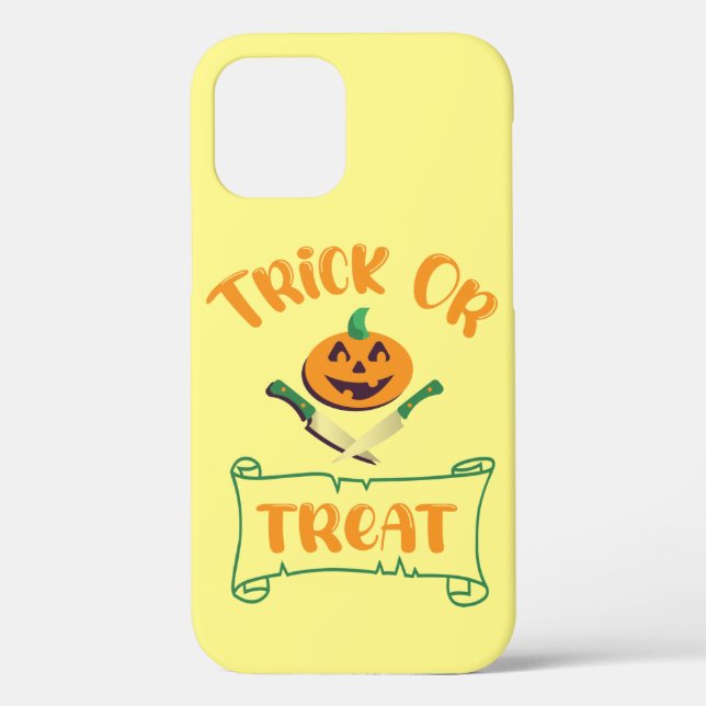 Coques Case-Mate iPhone Tracer ou traiter les os croisés Halloween visage  (Verso)