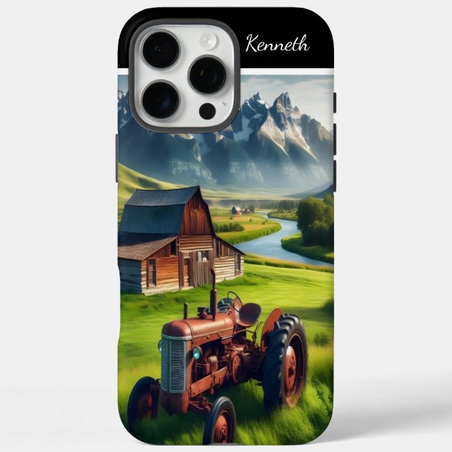 Coques Case-Mate iPhone Tracteur Dreams Dans La Vallée (Verso)