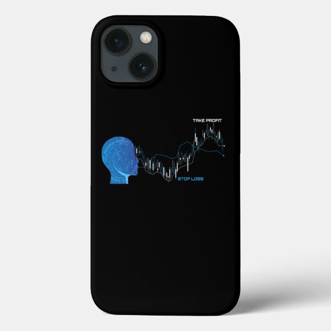 Coques Case-Mate iPhone Trader Stock Trader Argent Graphique (Verso)