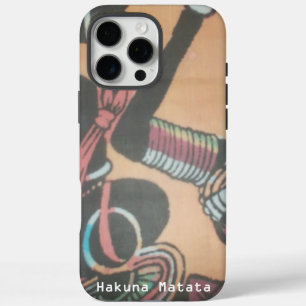 iPhone 16 Pro Max Case Tradition et culture Masaï Design Motif d'art