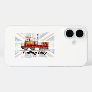 Coque Pour iPhone 16 Train à vapeur Puffing Billy Locomotive anglaise 