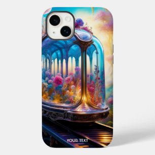 Coque Pour iPhone 14 Plus Train Imaginaire Verre Vivid