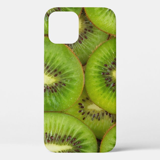 Coques Case-Mate iPhone Tranches de kiwi frais et mûrs en brun de rôti, c (Verso)