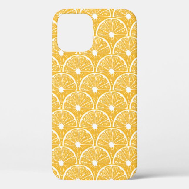 Coques Case-Mate iPhone Tranches orange, motif de fruits tropicaux (Verso)