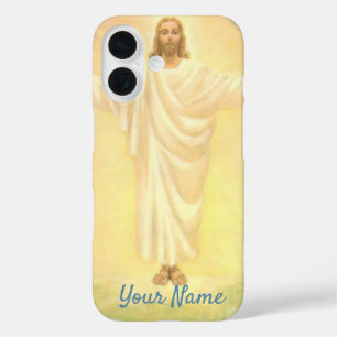 Coque Pour iPhone 16 Transfiguration de Jésus-Christ, Religion Vintage