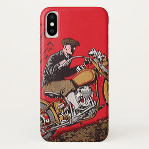 Case-Mate iPhone Case Transport vintage, Antique Moto Rider