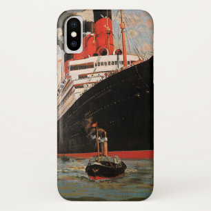 Etui iPhone Case-Mate Transport vintage, remorqueur de port de paquebot