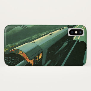 Case-Mate iPhone Case Transport Vintage, Train Vert à Grande Vitesse