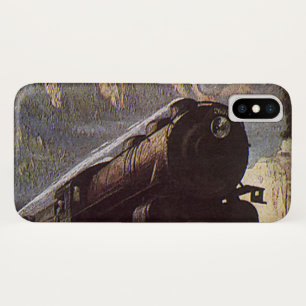 Etui iPhone Case-Mate Transport vintage, Voyage en train de montagne